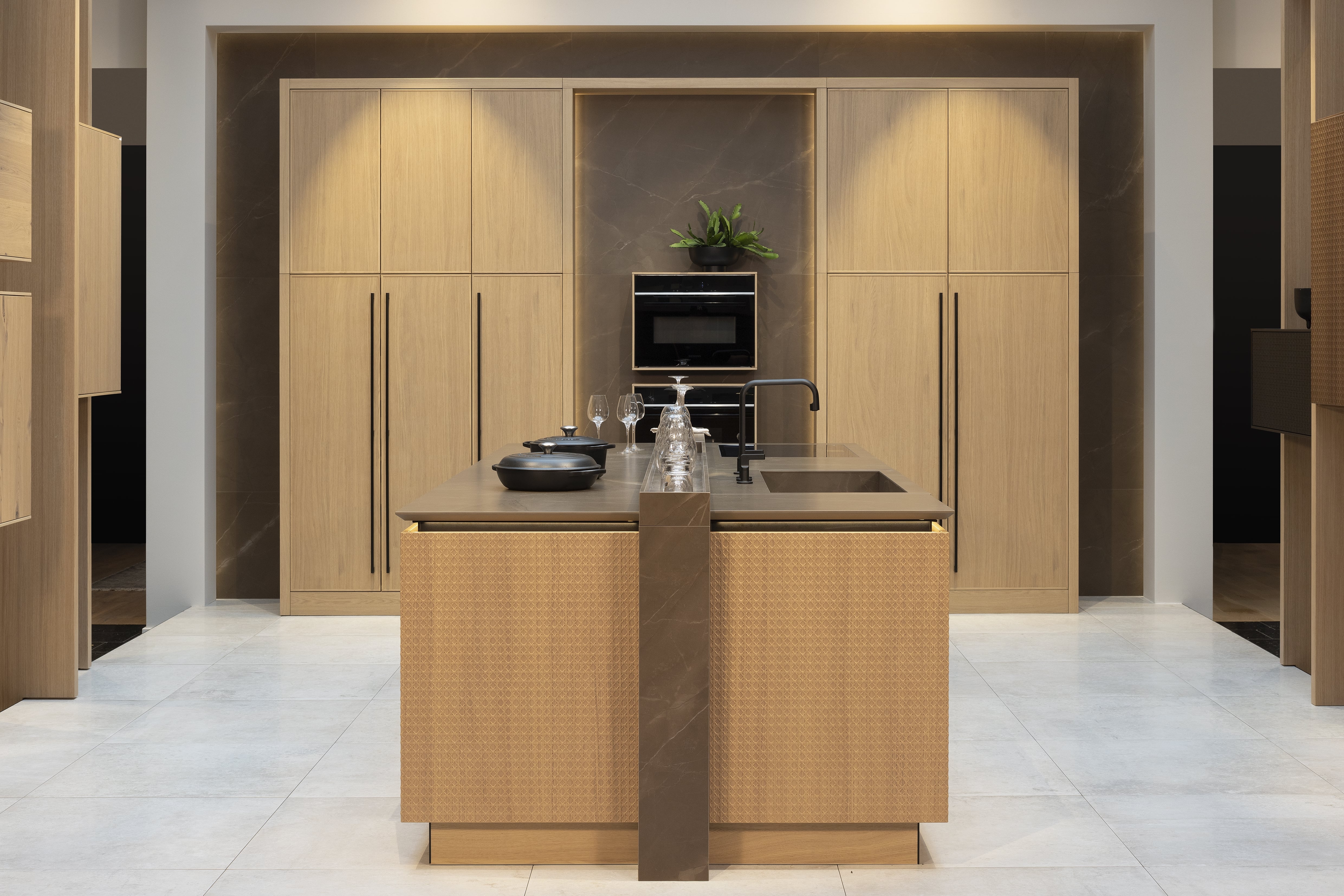 HÄCKER SYSTEMAT Wiener Geflecht in Echtholzfurnier