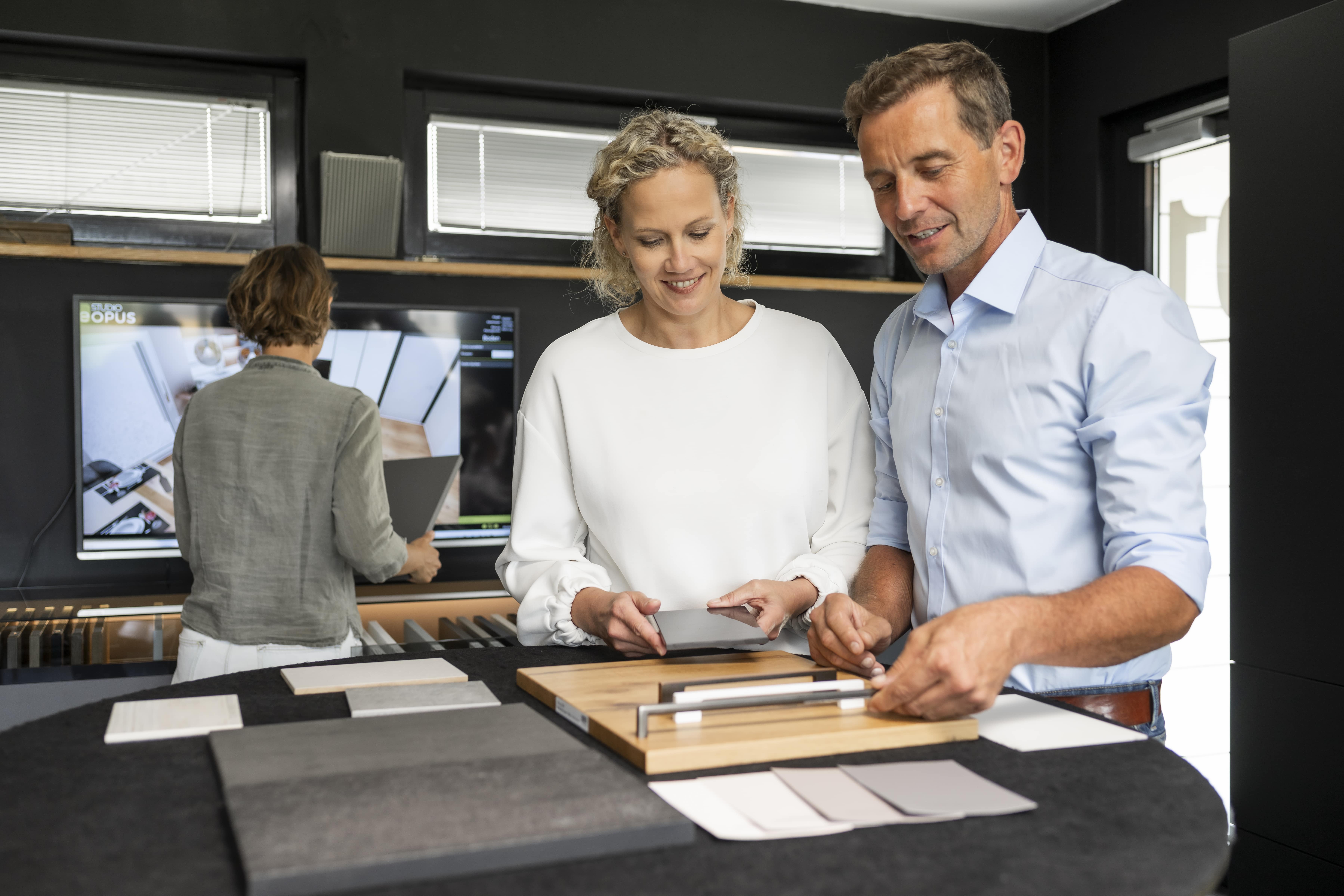 Werbemotiv GK zu Beratung Mann und Frau Küchenplanung