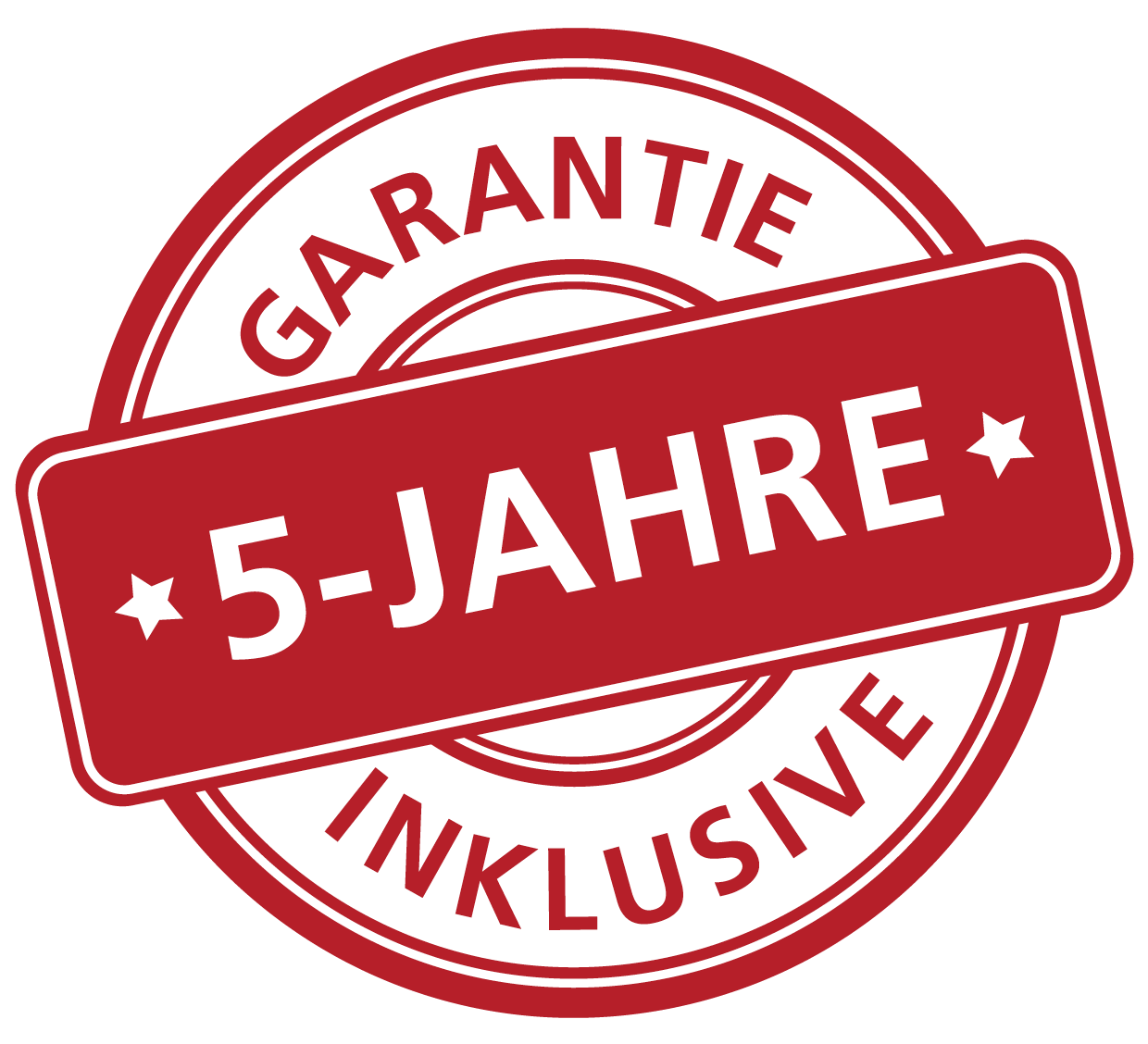 Oranier 5 Jahre Garantie Signet